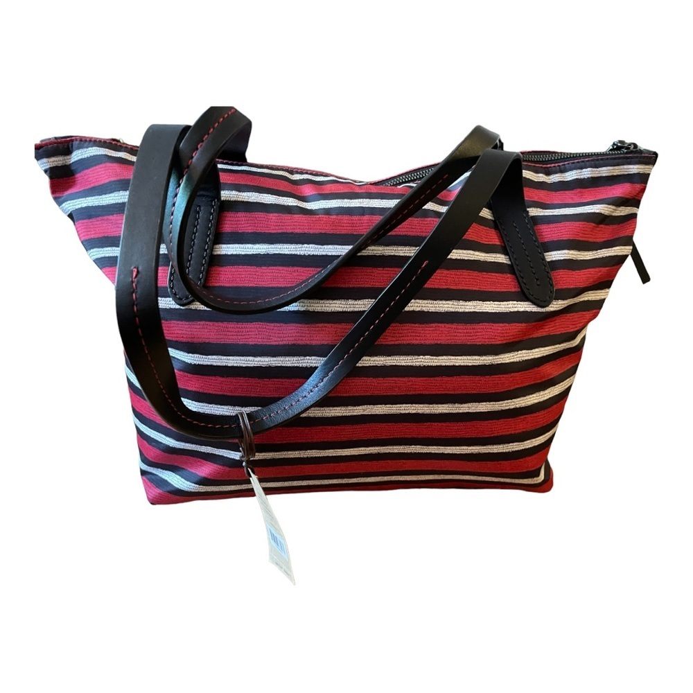 NWT Cole Haan Parker Nylon Crossbody Shopper Tote - Picture 4 of 10